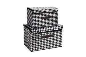 2026 Space Saving Under Bed Storage Box Extra Long Foldable Fabric Design Blanket Pillow Organizer for Bedroom Tidying