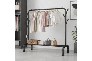 Easy Assembly Hooks Free Standing Tree Coat Jackets Hanger Rack Stand Standing Coat Rack for Bedroom Storage