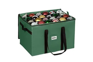 Holiday Ornaments Christmas Ball Organizer Storage Box