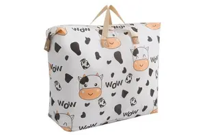 Waterproof Eco-Friendly Foldable Quilt Storage Bag Large Capacity Clothing Organizer for Kids Dorm & Travel Luggage