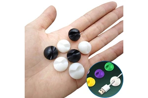 Desktop Fixed Silicone Wire Fixer Simple Data Cable Hub Storage and Organization Device