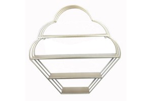 Wholesale Custom 4-tiers Decorative Floating Wall Shelf Hanging Storage Holders and Racks for Living Room