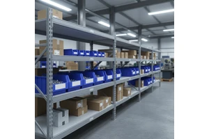 600x117x90MM Large Plastic Storage Wire Shelf Bin Industrial Accessory Storage Boxes & Bins