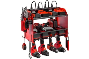 3 Layers Power Tool Organizer and Storage Tool Rack Utility Racks Power Tool Organizer Heavy Duty Organizer for Wall Storage
