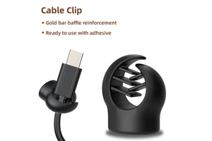 Silicone Cable Clips Cord Organizer Wire Holder for Desk Home Office Charging Wire Management and Tidy Accessories