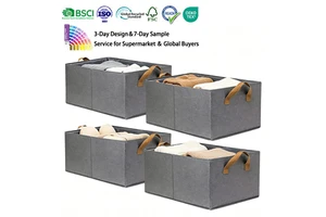 Wardrobe Storage Box Home Drawer Fabric Wardrobe Folding Clothes Pants Storage Basket Bag Underwear Sorting Box