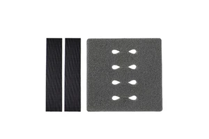 DSX Cord Organizer for Desk Nightstand 5 Cable Slots with Sleeve Routing,Adhesive Wire Holder for Home, Workshop Cord Management