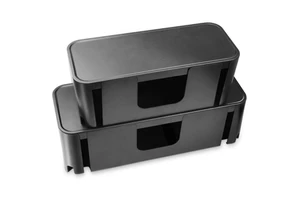 Wholesale Durable PVC Cable Management Box White Cord Hider Organizer Box to Conceal Surge Protector Desk TV Wires