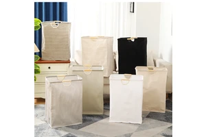 In Stock Laundry Basket,Waterproof Freestanding Laundry Hamper,Collapsible Clothes Basket In Laundry Room Bathroom Bedroom