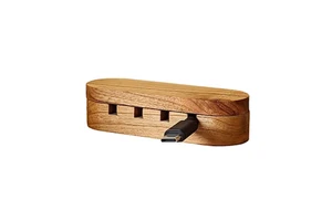 Wooden Cable Holder Wire Management Organizer