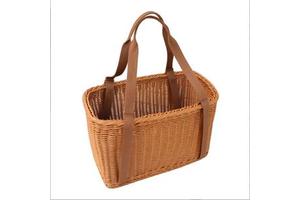 Hand-Woven Portable Baskets Water Hyacinth Storage Basket Wicker Picnic Baskets