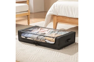 Under Bed Storage Containers Clear Lids Wheels Rolling Drawers Bins Clothes Shoes Organizer Free Custom Under Bed Storage Cart