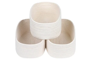 Home Storage Basket Woven Storage Basket Foldable Design Box Organizers