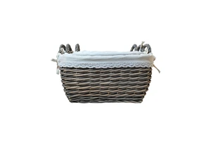 Woven Wicker Basket Storage Basket Flower Basket for Household