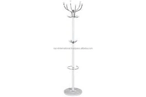 Standing Metal Coat Rack Hanger Organizer Coat Rack