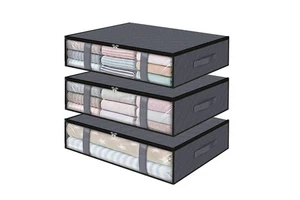 High Quality Bedding Clothes Storage Bag Underbed Storage Bag Under Bed Bag Organizer with Pvc