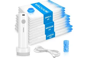 Heavy-Duty Blue Europe-Style Customizable Vacuum Storage Bags for Home Clothing Organization