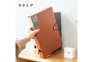 Waterproof And Sturdy File Storage Box With Buckle Design Metal Extraction Hole Office File Box For Office