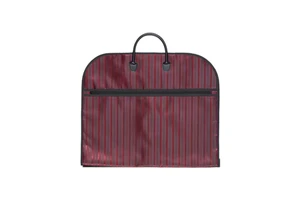 Manufacturer Oxford Garment Suit Bag with Logo Durable Striped Clothing Garment Dust Bag
