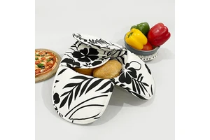 Premium Cotton Bread Basket Handmade Woven Storage for Kitchen, Dining & Home Organization