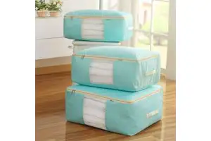 Large Capacity Clothes Storage Organizer Dustproof Foldable Quilt Storage Bag