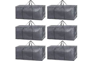 Factory Extra Large Moving Bags With Zippers & Carrying Handles, Heavy-Duty Storage Tote For Space Saving Moving Storage