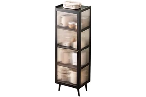 Kitchen Storage Rack Organizing Rack Seasoning Rack Storage Kitchen Supplies Household Dining Side Cabinet