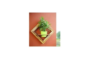 Wall Rack and Wall Shelf for Bedroom Storage Mounted Display Rack Acacia Wooden Storage Holders & Racks