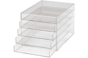 Acrylic Cosmetic Storage Box Desktop Storage Rack Drawer Type Storage Rack Cosmetic Box