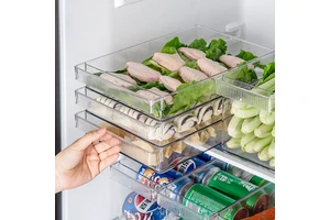 Refrigerator Drawer Organizers Clear Plastic Solutions for Efficient Storage