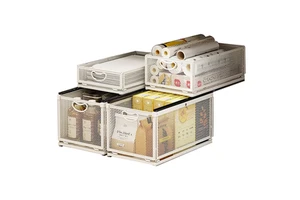 Carbon Steel Pull Out Kitchen Cabinet Organizers Single Tier Under Sink Spice Storage White Coated Eco-Friendly