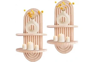 Bohemian Style Spot Wall Storage Rack for Candle and Display Decoration