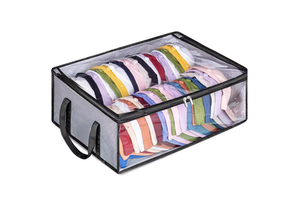 Wholesale Convenient Hat Clothes Cases Home Closet Storage Organizer Bag Modern Foldable Visible Wardrobe Storage Box