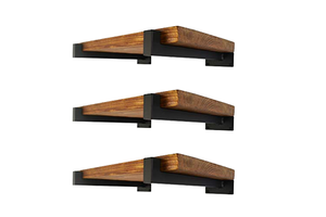 Wall Mounted Wooden Storage Rack