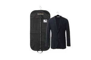 Wholesale Custom Luxury Polyester Garment Bag Recyclable Storage Travel Packing for Suit Print Clothing
