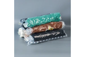 Hot Sell Rolling Hand Compression Clothes Bag Custom Vacuum Bag Clothes Travel Vacuum Storage Bags for Luggage