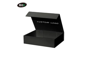 Magnetic Rigid Box with Handles and Ribbon for Apparel Shoes Accessories Storage Sponge Lining Customizable Size and Color