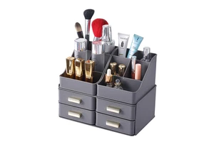 Drawer Type Cosmetics Storage Box Desktop Finishing Dresser Skin Care Lipstick Shelf Makeup Organizer