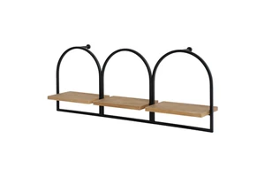 Group Wall Shelf Household Rack Wall Storage With Towel Bars Storage Shelf Floating Shelves Storage Rack