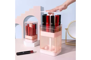 Home Plastic Makeup Storage Box Lipstick Storage Beauty Lipstick Cosmetic Box for Organizer