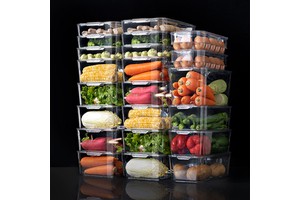Best Price Freezer Organizer Plastic Refrigerator Clear Acrylic Organizers