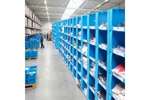 Waterproof Stackable For 4mm Plastic For Cutting Picking Bin Clothing Garment Warehouse Storage Box Wholesale