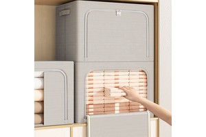 Furniture Bedrooms Stackable Box Wardrobe Cabinet Storages Clothing Fabric Storage Box Foldable Storage Organizer