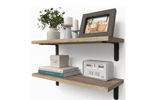Multifunctional Home Mounted Rustic Organizer Storage Rack Wall Rack Wall Mount Floating Shelf
