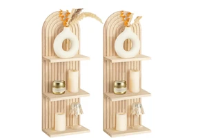 Bohemian Arch-Shaped Creative Modern Minimalist Home Guesthouse Living Room Wall Storage Rack