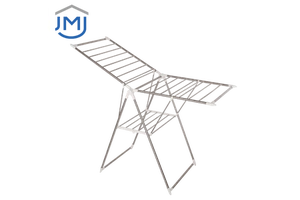 Metal Steel Pipe Laundry Racks Coat Hanger Stand Easy Storage Clothes Drying Rack