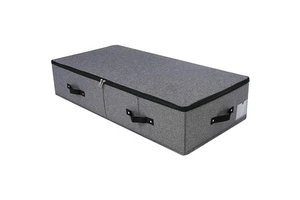Under Bed Fabric Storage Container Bags with Window & Handles Extra Length Under Bed Storage Organization Containers for Shoes