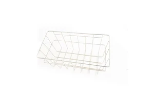 Stainless Steel & Iron Storage Basket Turnover Basket Pet Cage Storage Container Kitchen Draining Basket