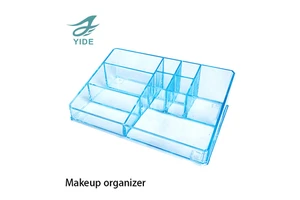 YIDE Cosmetic Storage Box Eco-friendly Natural Healthy Acrylic Makeup Organizer for Makeup