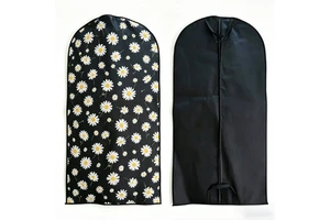 Wholesale Non-Woven Garment Bags Zipper Closure Custom Logo Dustproof Wrinkle-Proof Durable Clothing Storage for Travel
